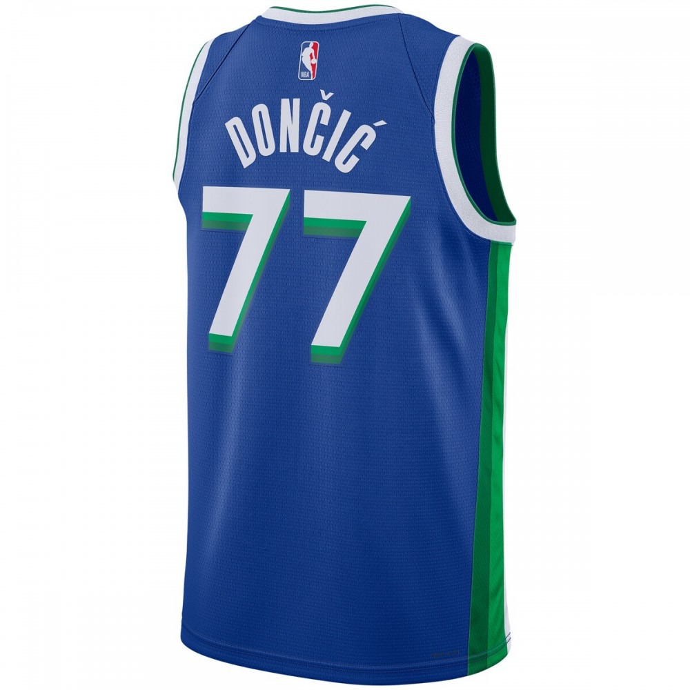 Luka Doncic Dallas Mavericks Unisex 2022/23 Swingman Jersey - City Edition - Blue-Pro Kit Vault | Brand New 26/27 Sports Jerseys